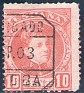 Spain 1901 Alfonso XIII 10 CTS Rojo Edifil 243. España 1901 243. Subida por susofe